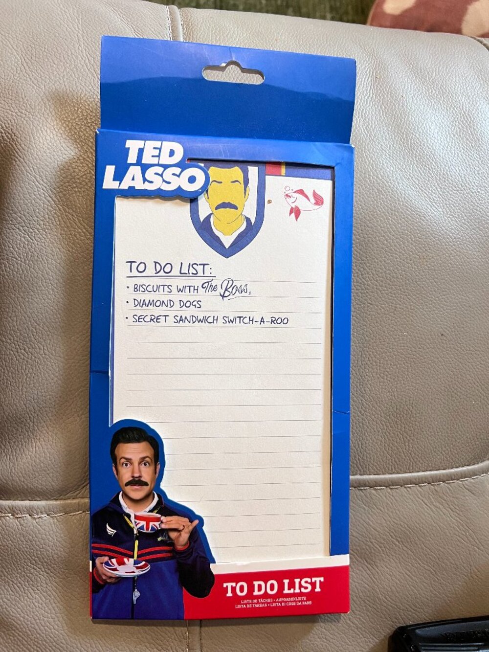 Ted Lasso To-Do List with Magnet Back